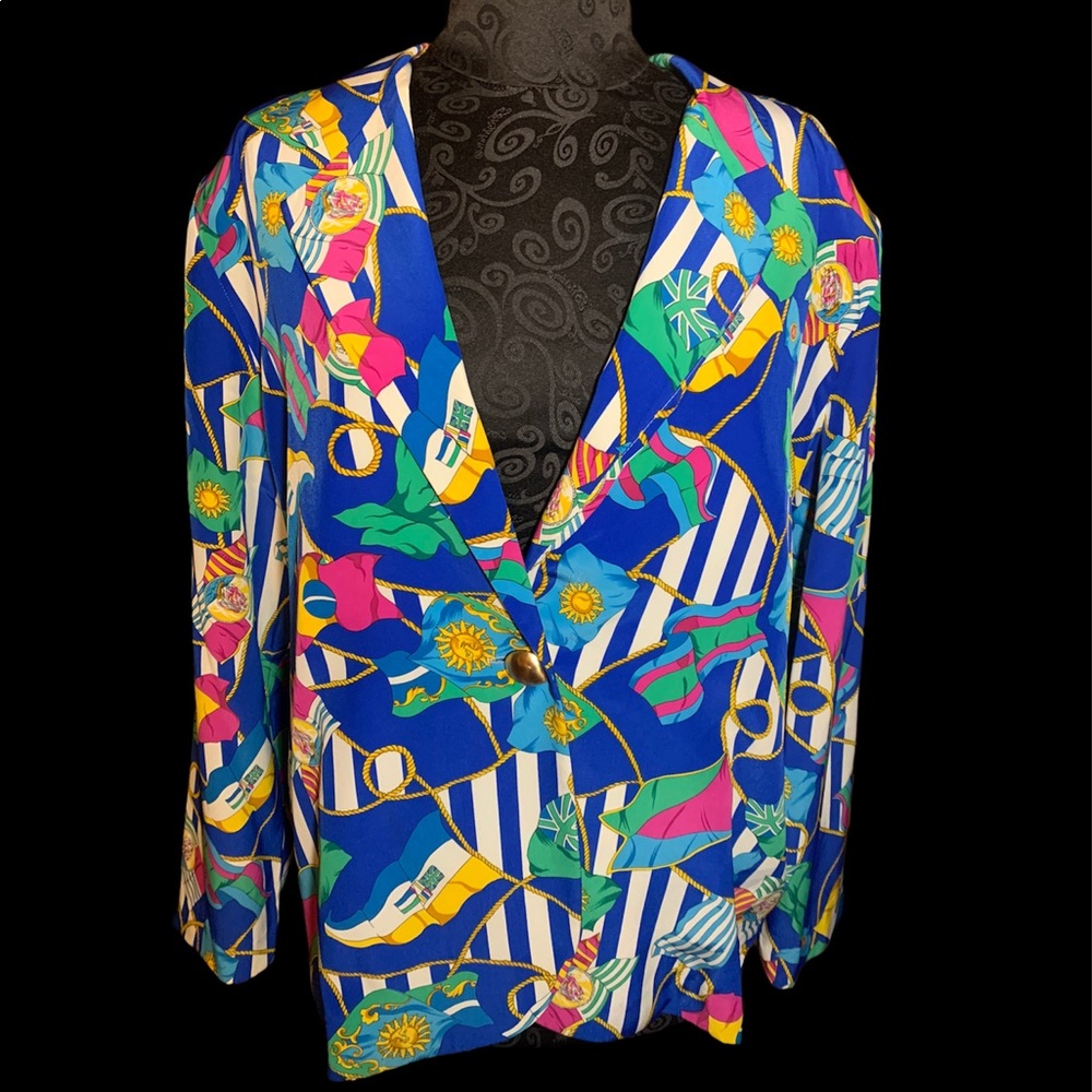 Vintage Nautical Top by Donovan-Galvani of Dallas